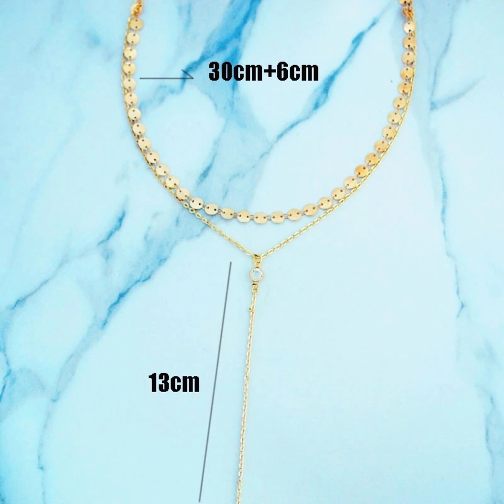 💚double strand necklace - Picture 3 of 3